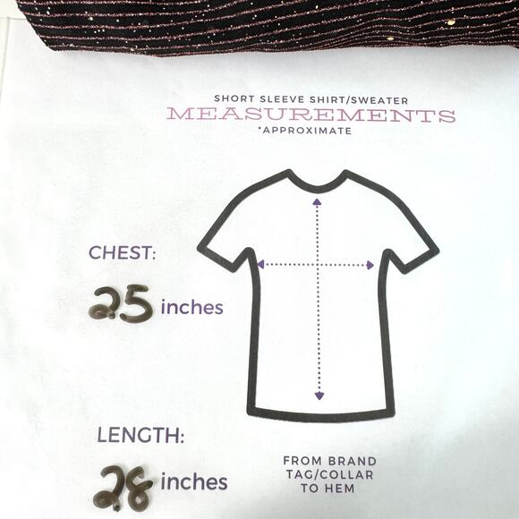 Lane Bryant Womens Classic Flutter Sleeve Peplum Top Size 26/28  Metallic Copper - Picture 7 of 7